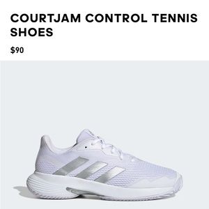ADIDAS COURTJAM CONTROL TENNIS SHOES 7.5 (worn once).